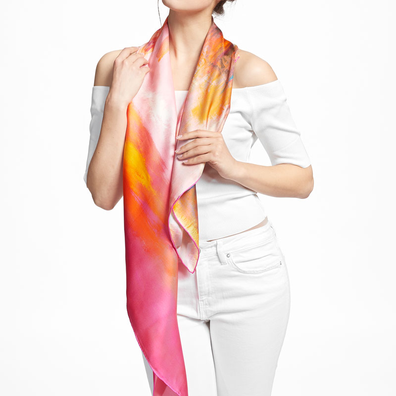 摩登上海&middot;序四真絲大方巾