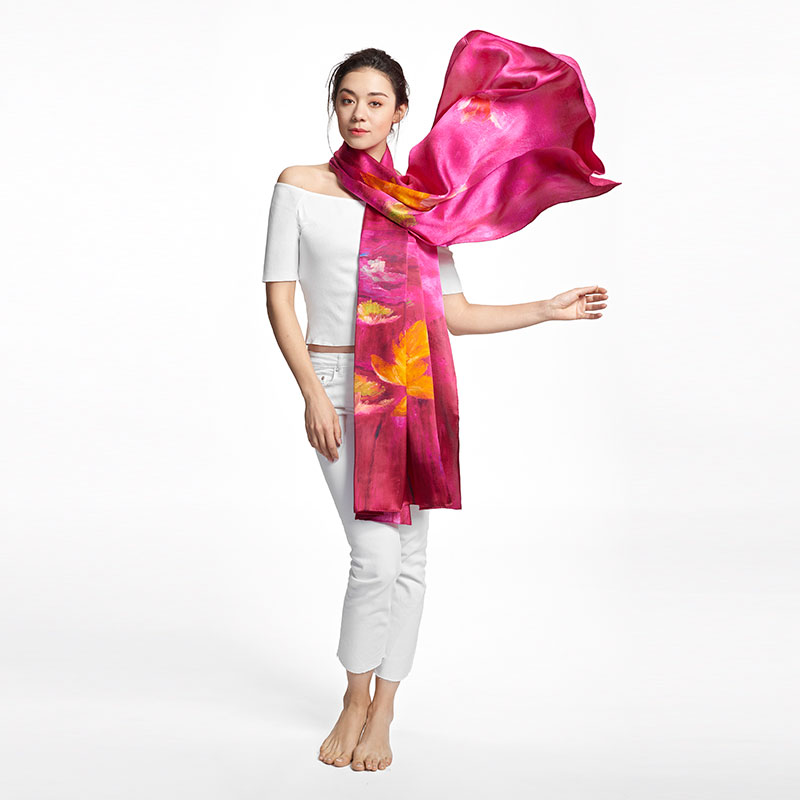 那年花開月正圓真絲披肩